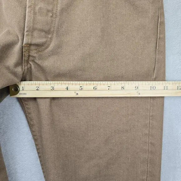 VTG Levis 501 Jeans Mens 28x27 Brown Button Fly Straight Leg USA Tag 30x30 Y2K - Picture 14 of 14